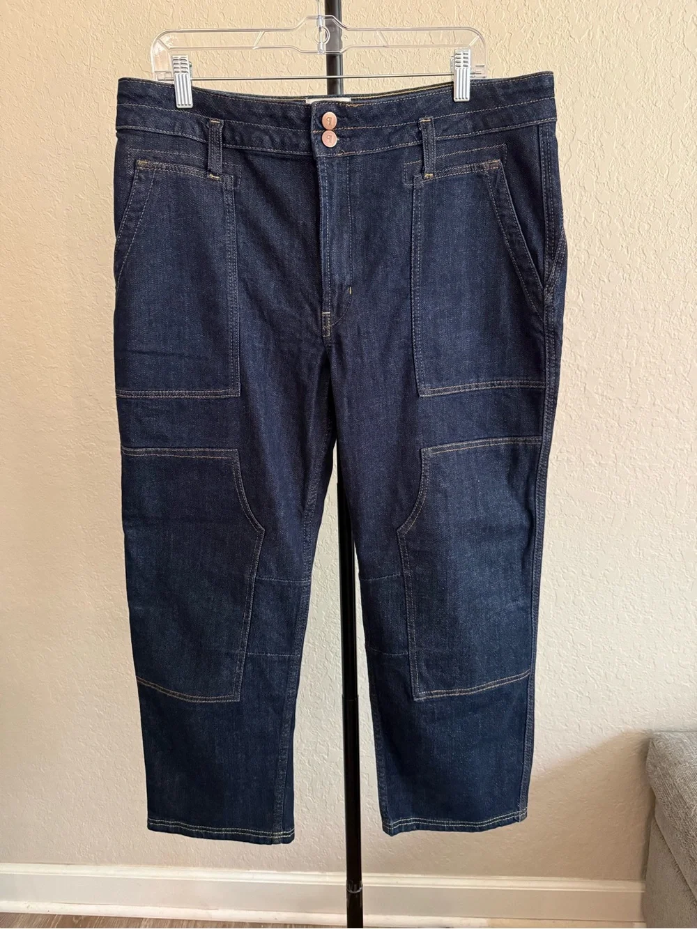 Pilcro Anthropologie Wanderer Mid-Rise Relaxed Jeans - 33P - NWOT